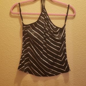 4/$25🌻Express  sequin strip sleeveless top